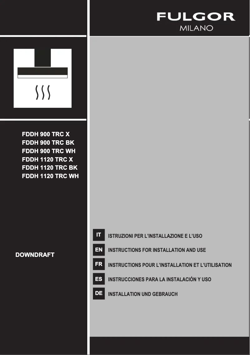Page n°1 - Manuel utilisateur Fulgor Milano FDDH 1120 TRC WH