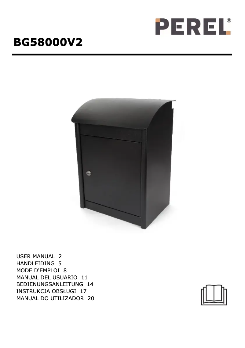 Page n°1 - Manuel utilisateur Perel BG58000V2