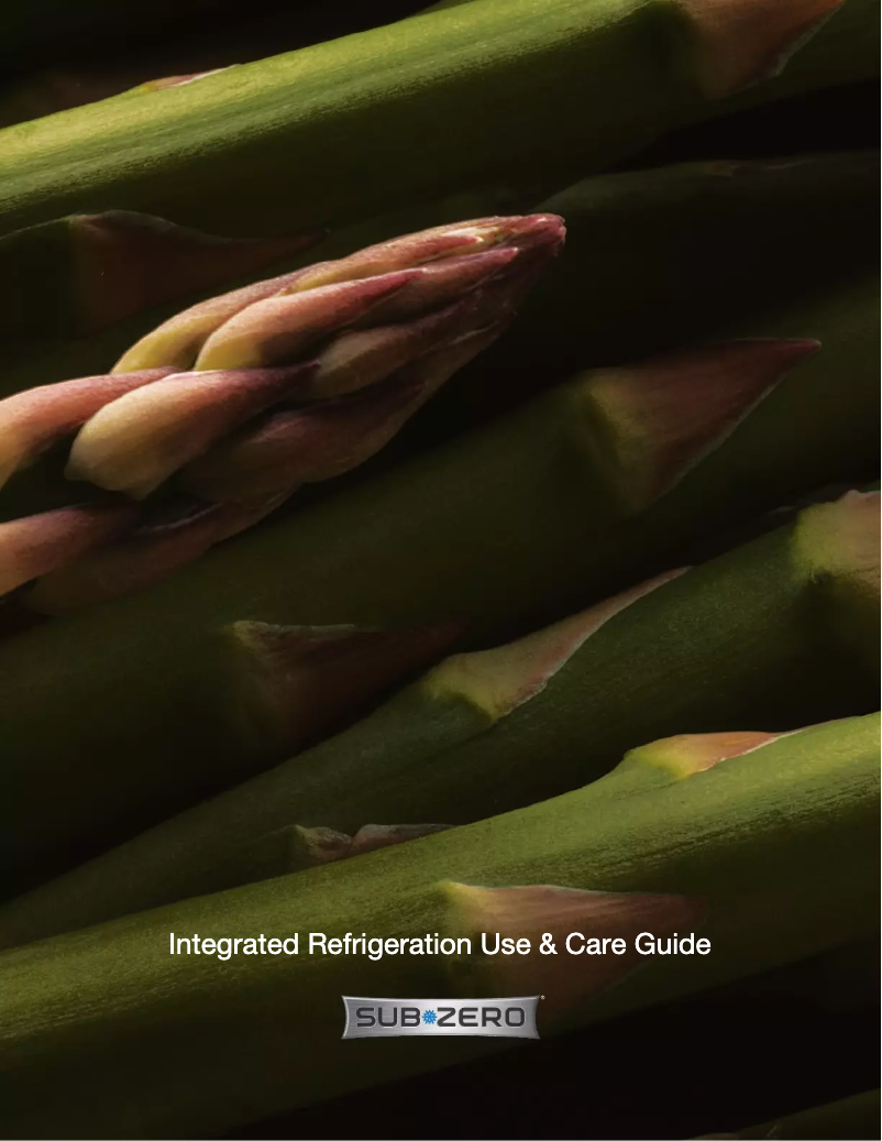 Page 1 de la notice Manuel utilisateur Sub-Zero ID30