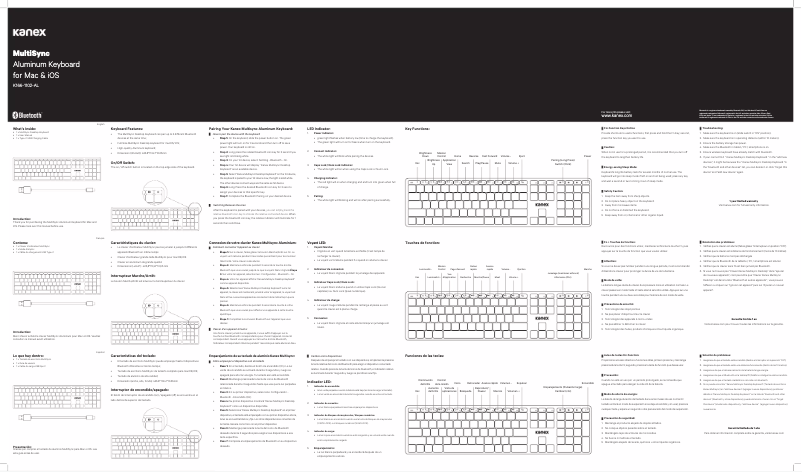 Page 1 of the manual User Manual Kanex K166-1102-AL