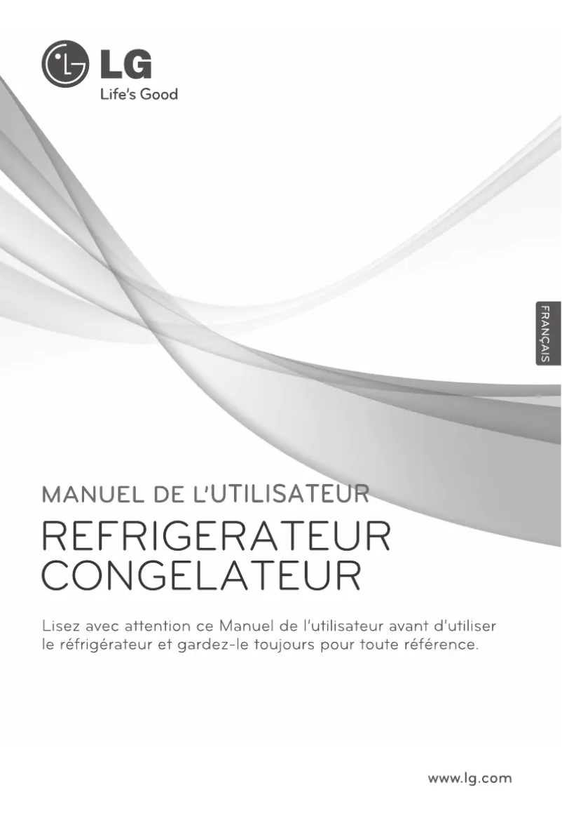Page 1 de la notice Manuel utilisateur LG GB5533BMTW
