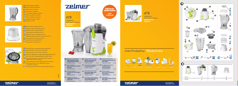 Image de la première page du manuel de l'appareil 478