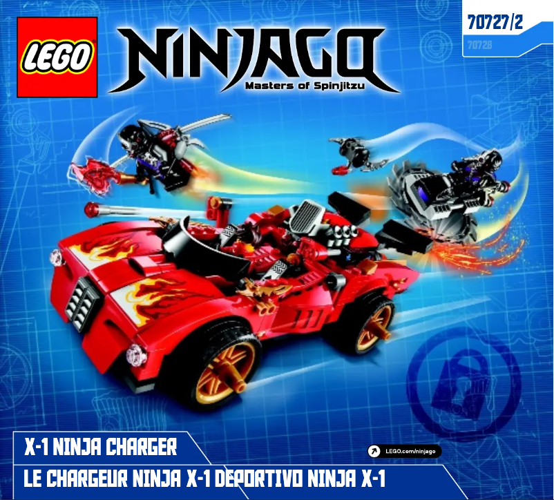 Page n°1 - Manuel utilisateur Lego Ninjago 70727