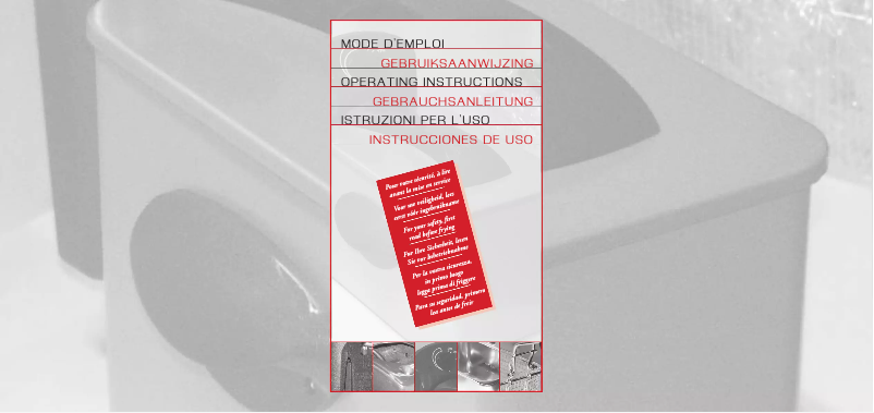 Page 1 de la notice Manuel utilisateur Frifri Expert 1905