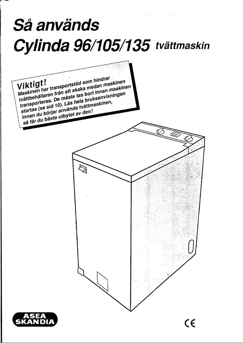 Page n°1 - Manuel utilisateur Cylinda 105