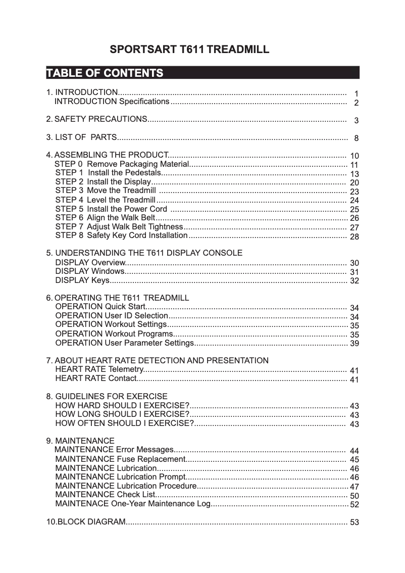 Image de la première page du manuel de l'appareil T611