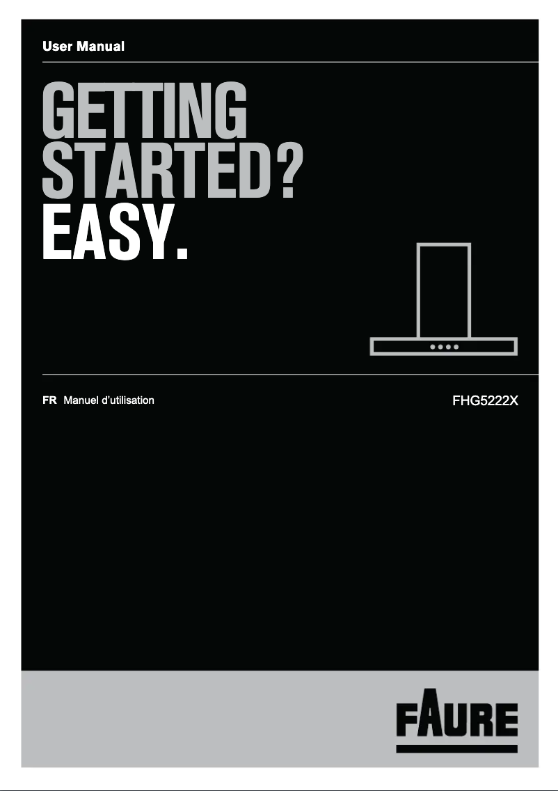 Page 1 de la notice Manuel utilisateur Electrolux FHG5222X