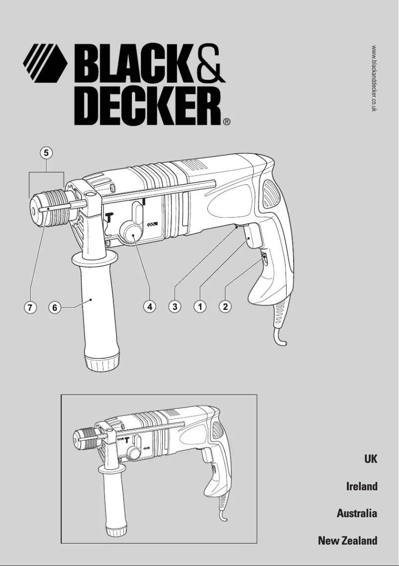 Page 1 de la notice Manuel utilisateur Black & Decker KD980K
