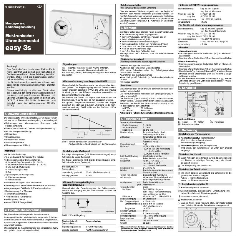 Page n°1 - Manuel utilisateur Eberle Easy 3s