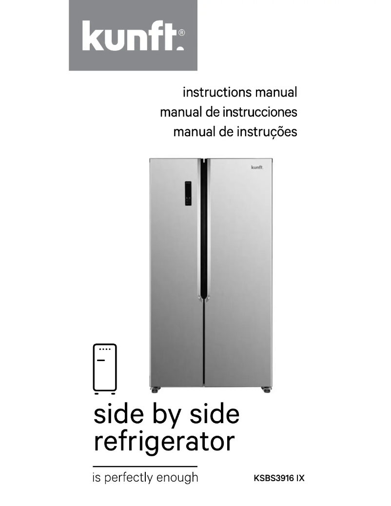 Image de la première page du manuel de l'appareil KSBS3916