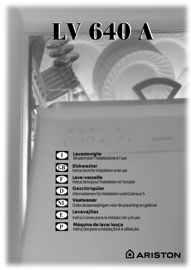 Page 1 de la notice Manuel utilisateur Hotpoint Ariston LV 640 A WH