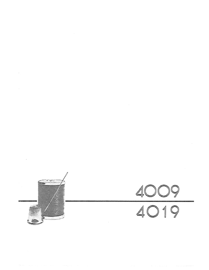 Image de la première page du manuel de l'appareil 4009