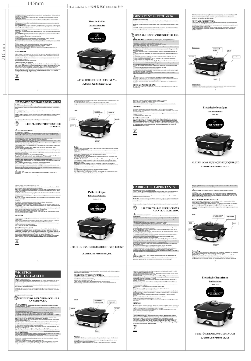 Page n°1 - Manuel utilisateur Just Perfecto JL-00