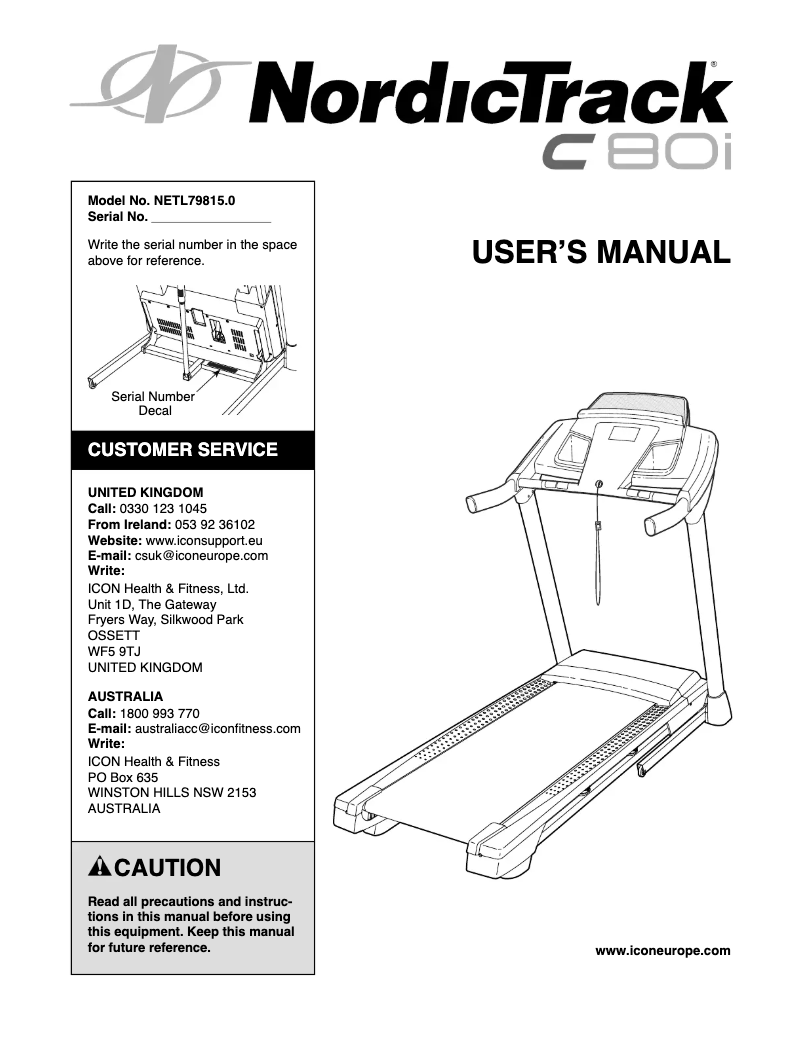 Imagen de la primera página del manual del dispositivo C80i