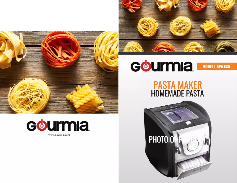 Page 1 de la notice Manuel utilisateur Gourmia GPM630