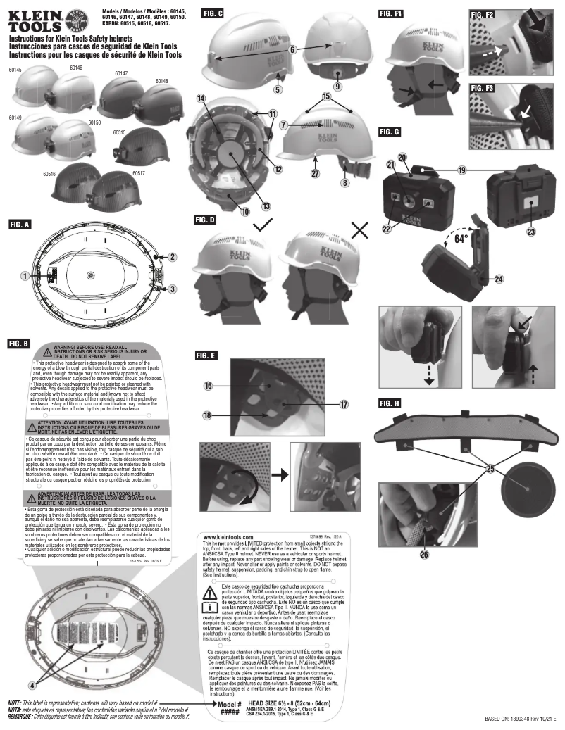 Página 1 del manual Manual de usuario Klein Tools 60516