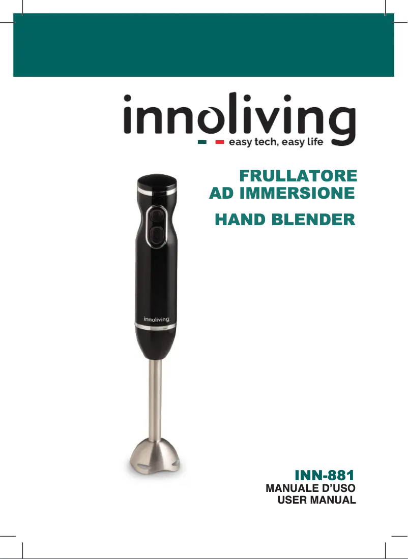 Page 1 de la notice Manuel utilisateur Innoliving INN-881