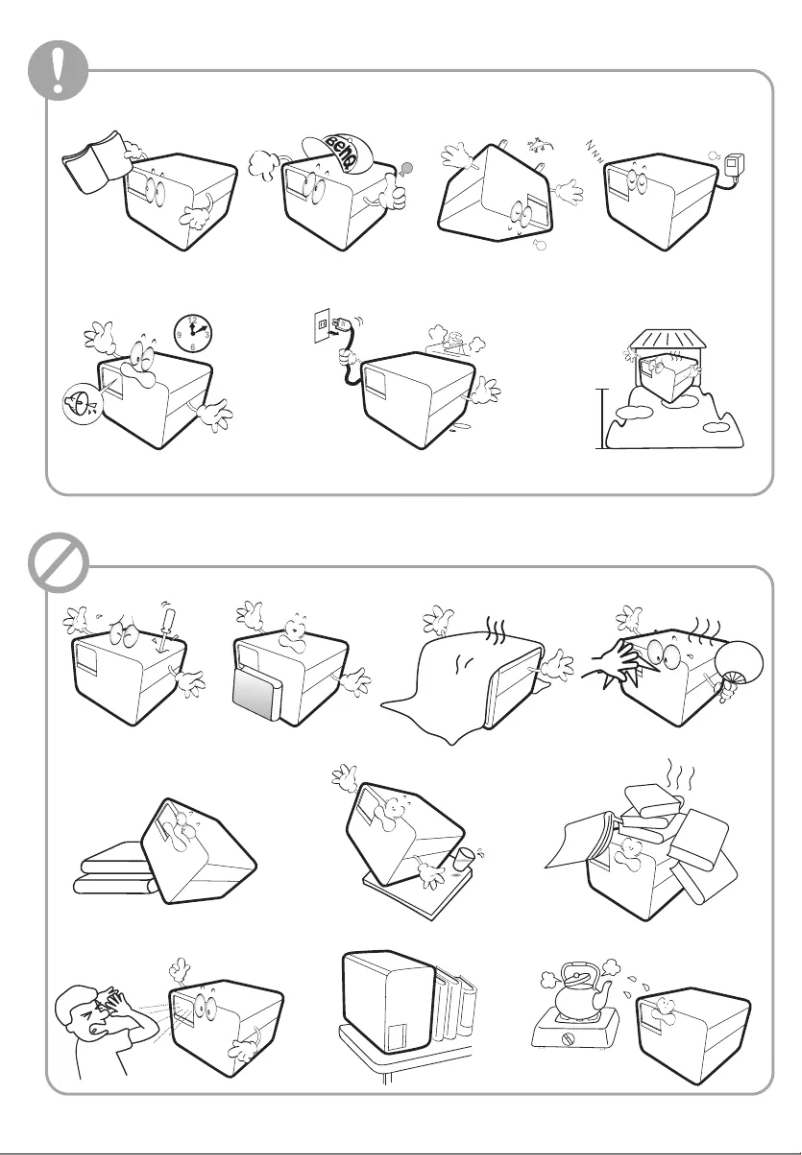 Page n°1 - Guide de démarrage rapide BenQ X3100i