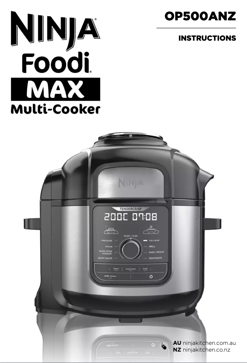 Page 1 de la notice Manuel utilisateur Ninja Foodi Max OP500ANZ