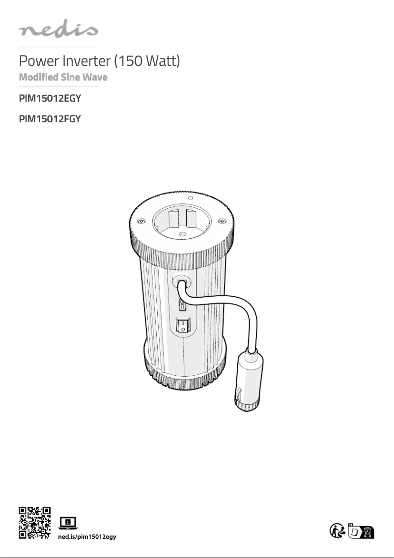 Page 1 de la notice Manuel utilisateur Nedis PIM15012EGY
