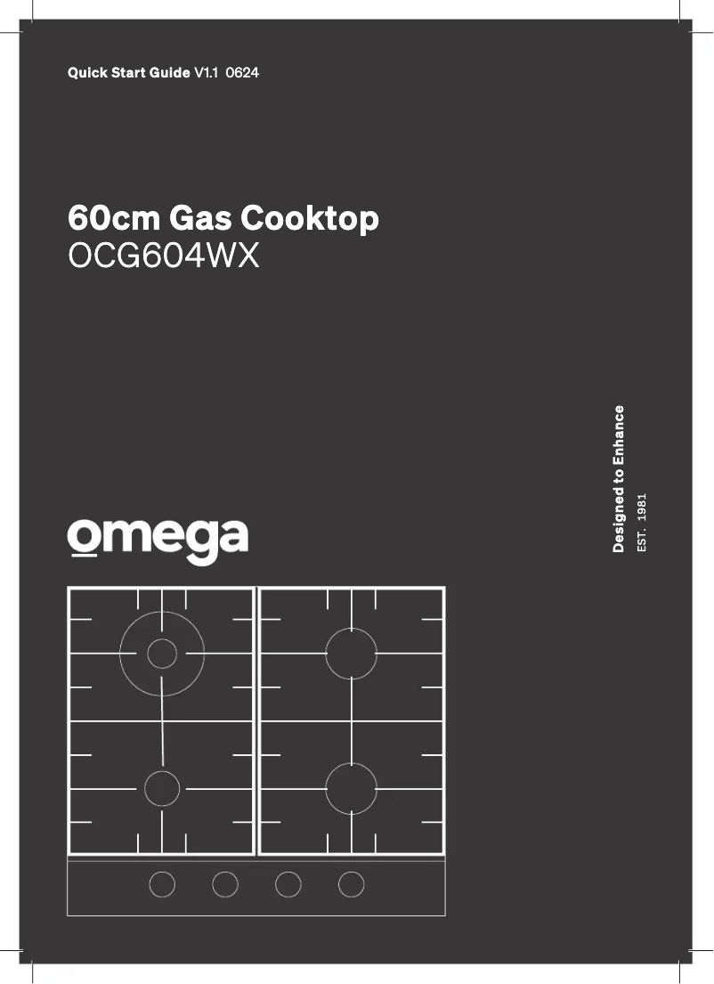 Image de la première page du manuel de l'appareil OCG604WX