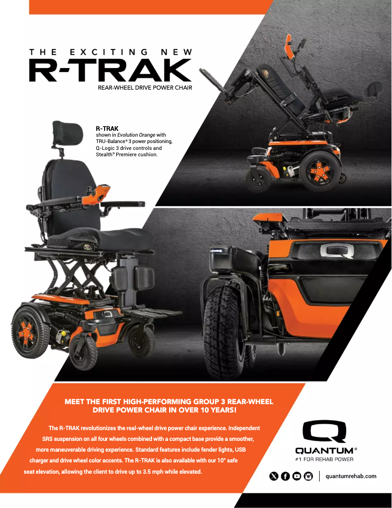 Page 1 de la notice Brochure Quantum R-TRAK