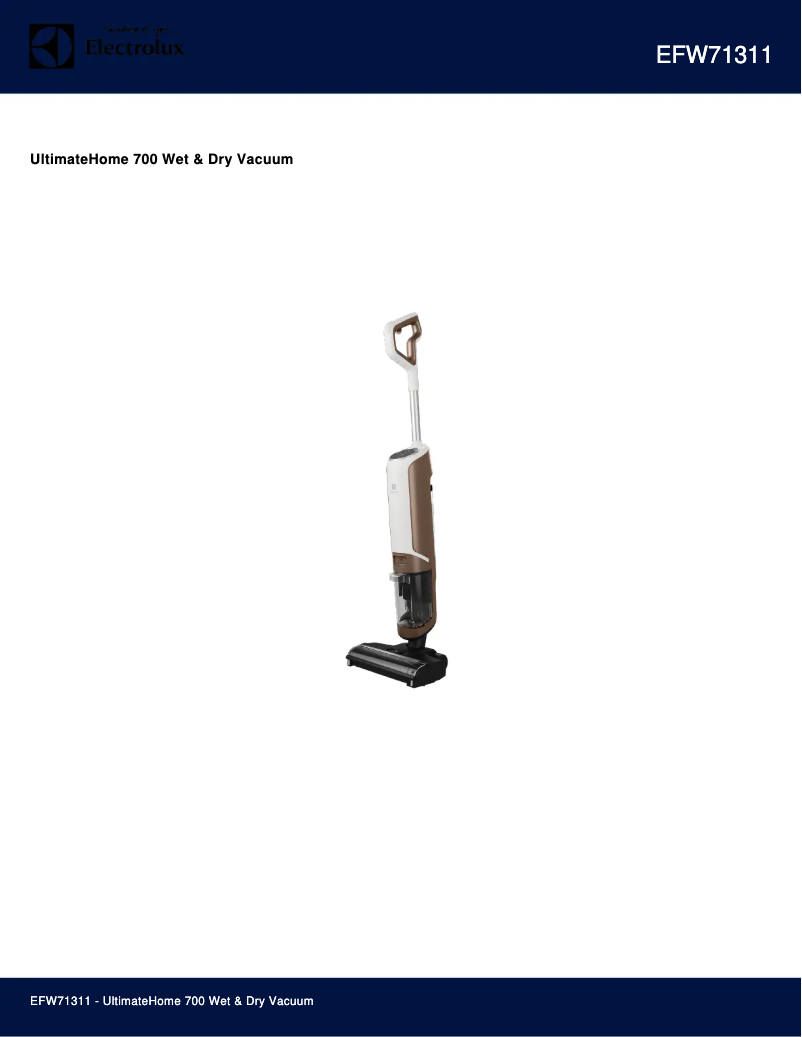 Image de la première page du manuel de l'appareil UltimateHome 700