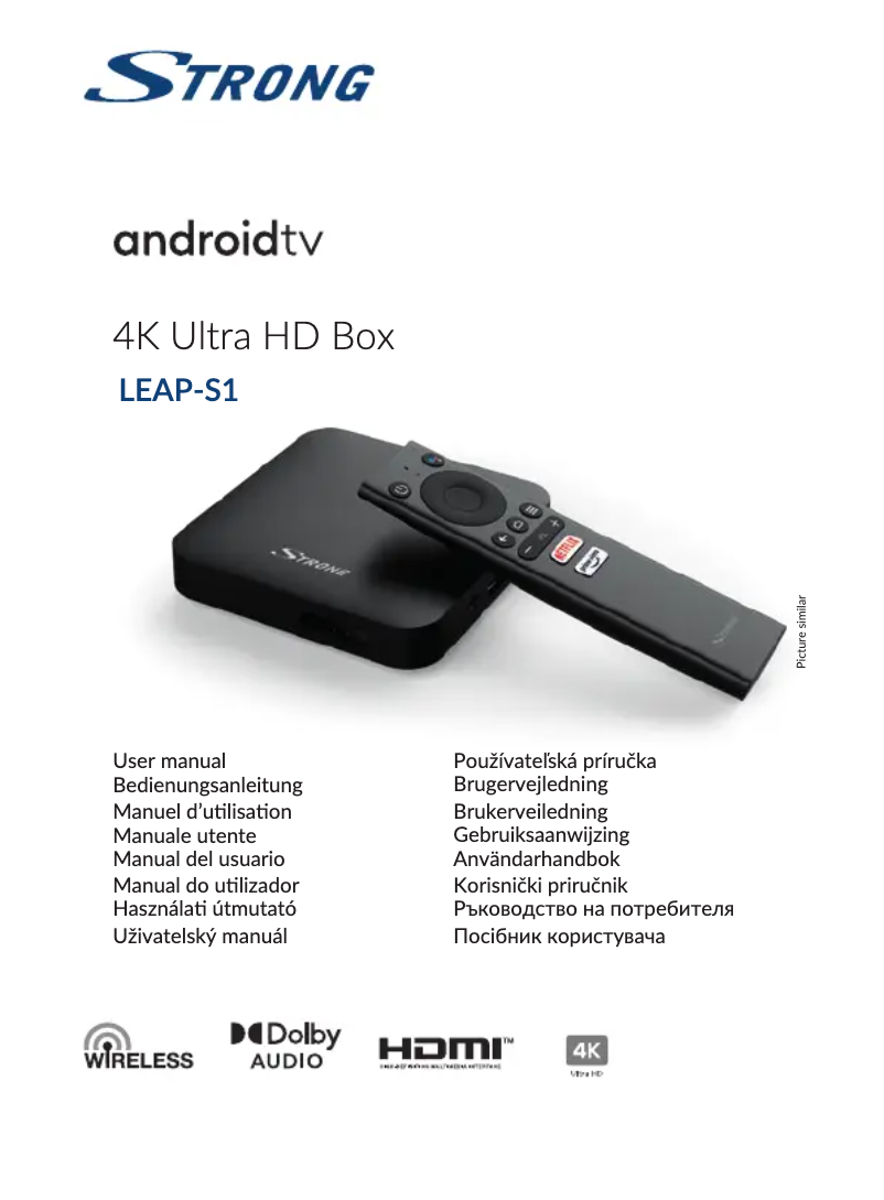 Page 1 de la notice Manuel utilisateur Strong LEAP-S1
