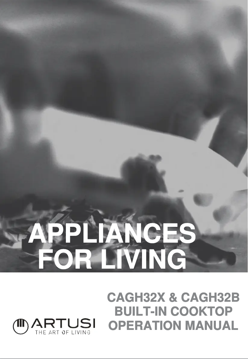 Page 1 de la notice Manuel utilisateur Artusi CAGH32