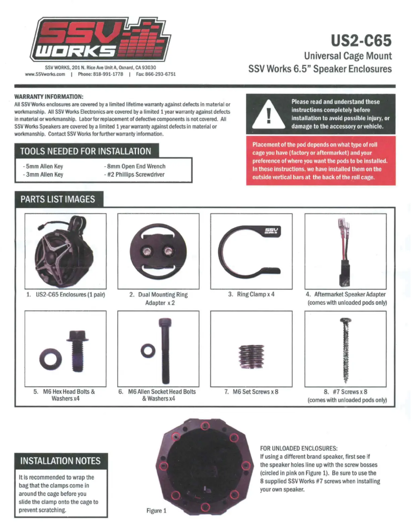 Image de la première page du manuel de l'appareil US2-C65