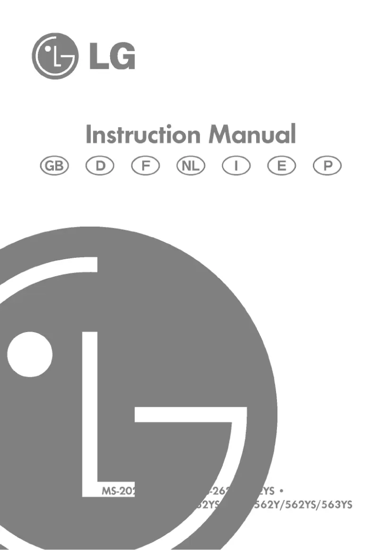 Page n°1 - Manuel utilisateur LG MH-602Y