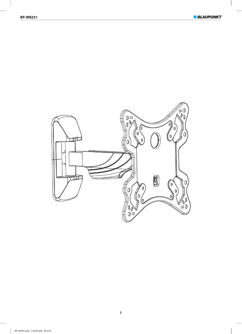 Image de la première page du manuel de l'appareil BP-WB231