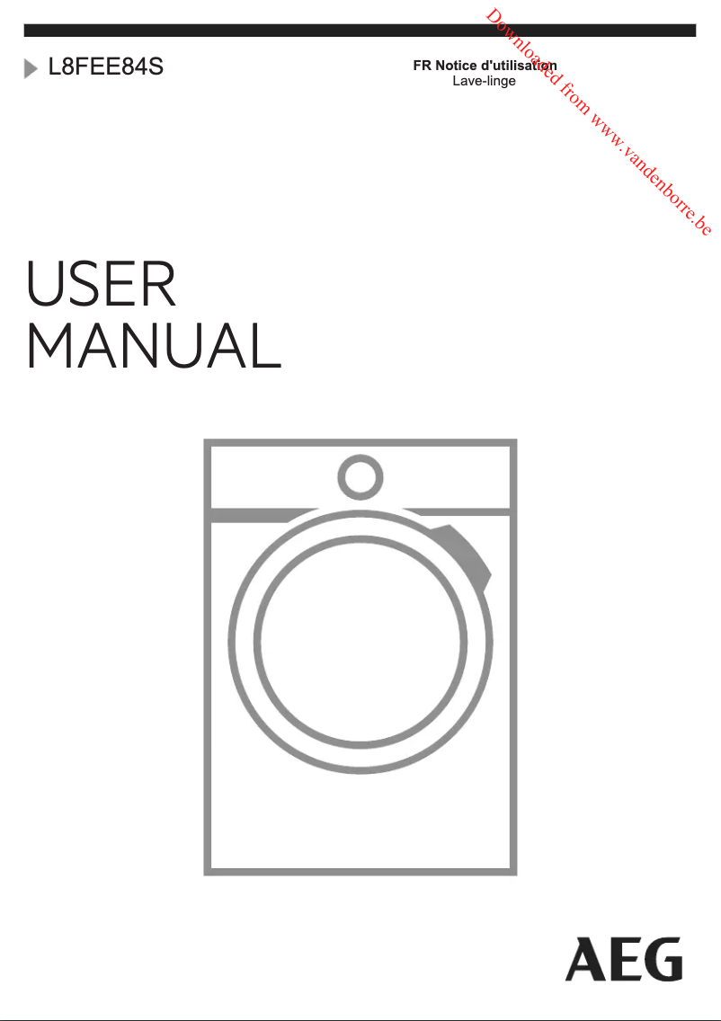 Image de la première page du manuel de l'appareil L8FEE84S