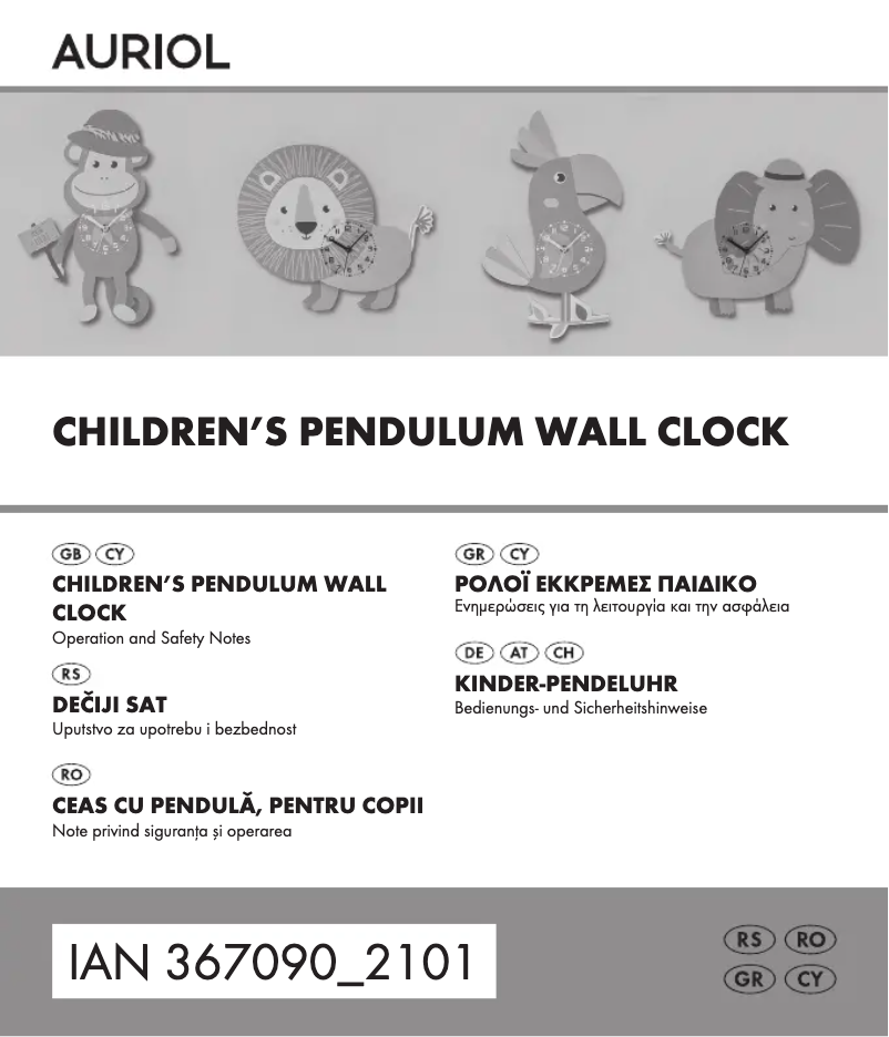 Page 1 de la notice Manuel utilisateur Auriol HG07336A