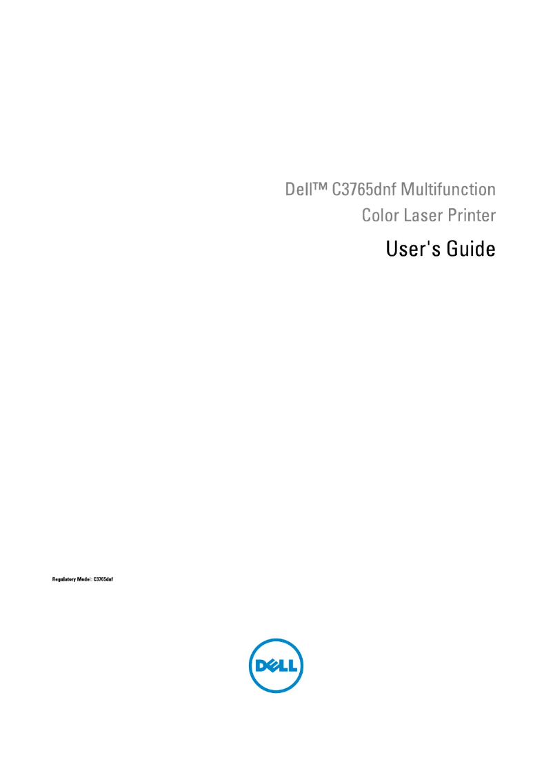 Page 1 de la notice Manuel utilisateur Dell C3765dnf