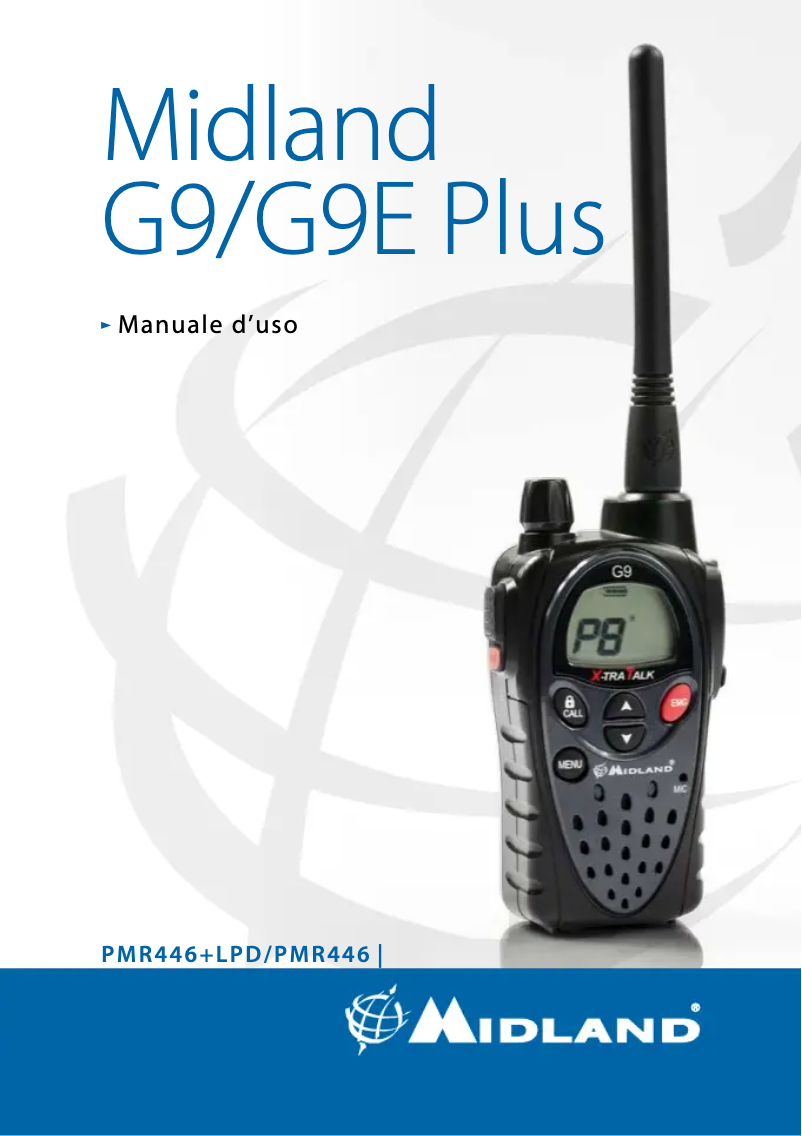 Page n°1 - Manuel utilisateur Midland G9 Pro