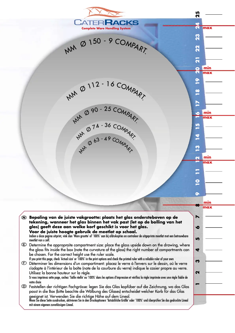 Page n°1 - Manuel utilisateur CaterRacks CR4910