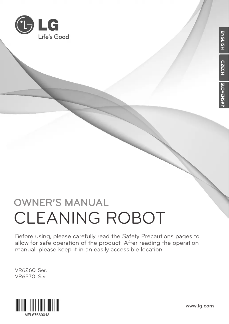 Page n°1 - Manuel utilisateur LG VR62601LVM