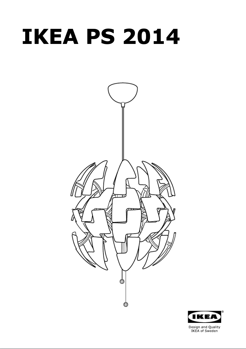 Image de la première page du manuel de l'appareil PS 2014