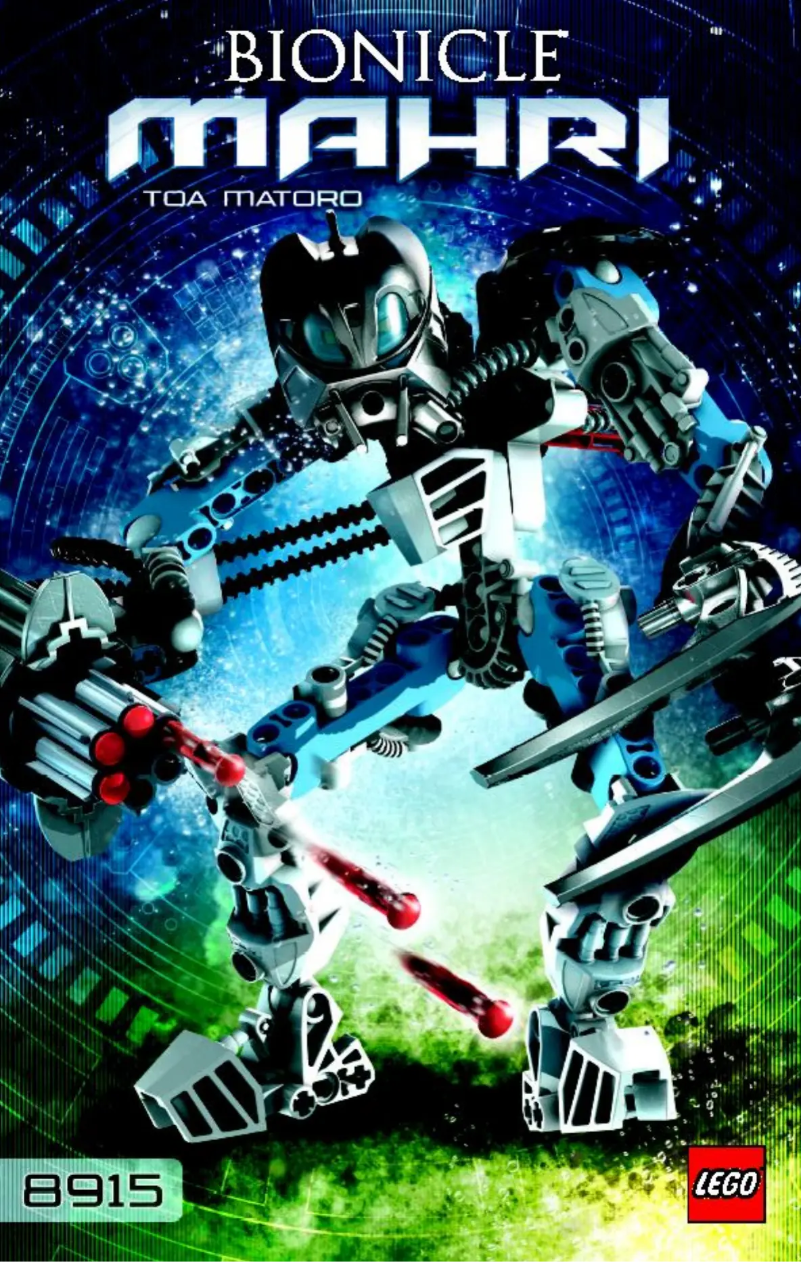 Page n°1 - Manuel utilisateur Lego Bionicle 8915
