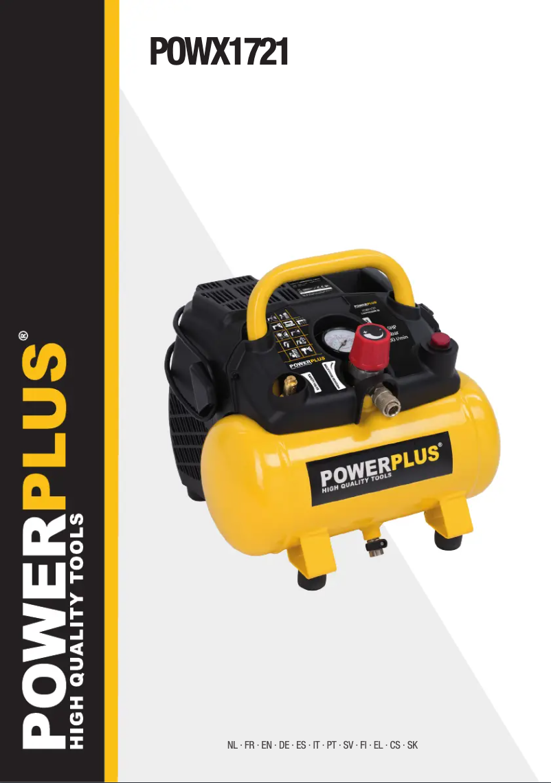 Page n°1 - Manuel utilisateur PowerPlus POWX1721