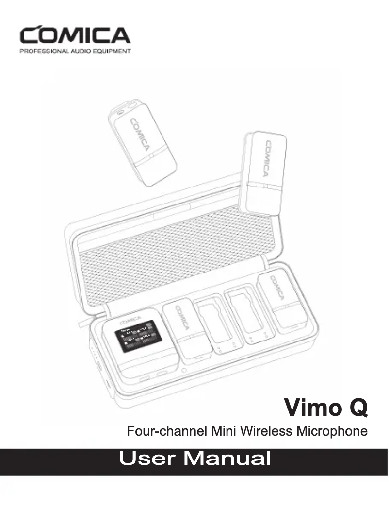 Page n°1 - Manuel utilisateur Comica Vimo Q