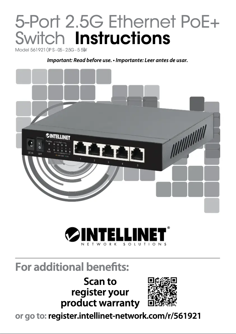 Página 1 del manual Manual de usuario Intellinet 561921