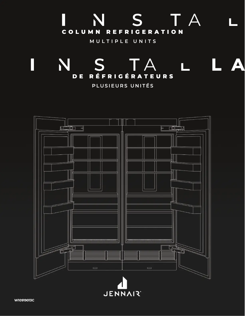 Page n°1 - Guide d'installation JennAir ALOVE30RRC