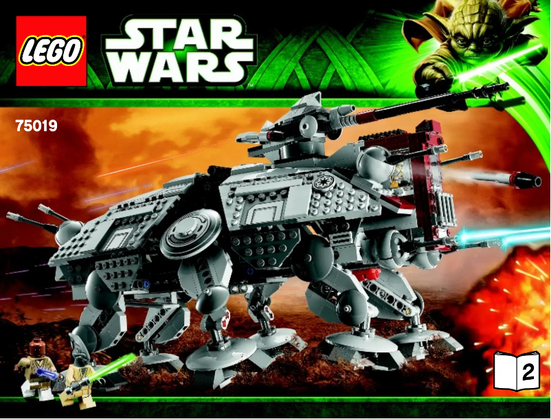 Page 1 de la notice Manuel utilisateur Lego Star Wars 75019