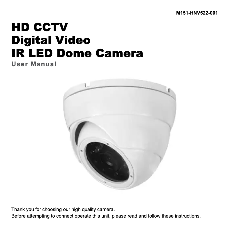 Page n°1 - Manuel utilisateur KT&C KPC-HNV522M