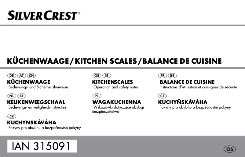Image de la première page du manuel de l'appareil HG05035A