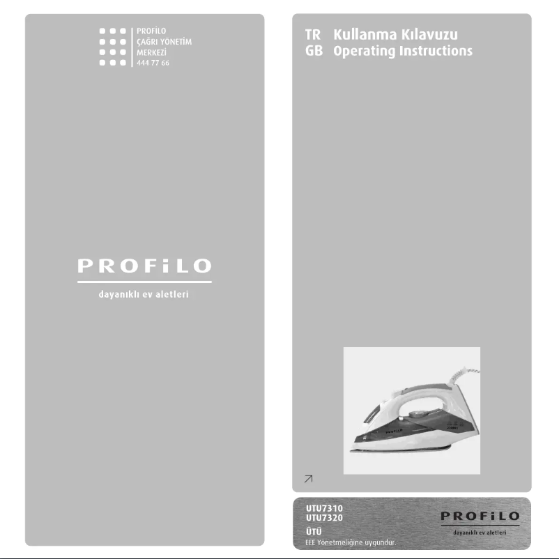 Page 1 de la notice Manuel utilisateur Profilo UTU7320