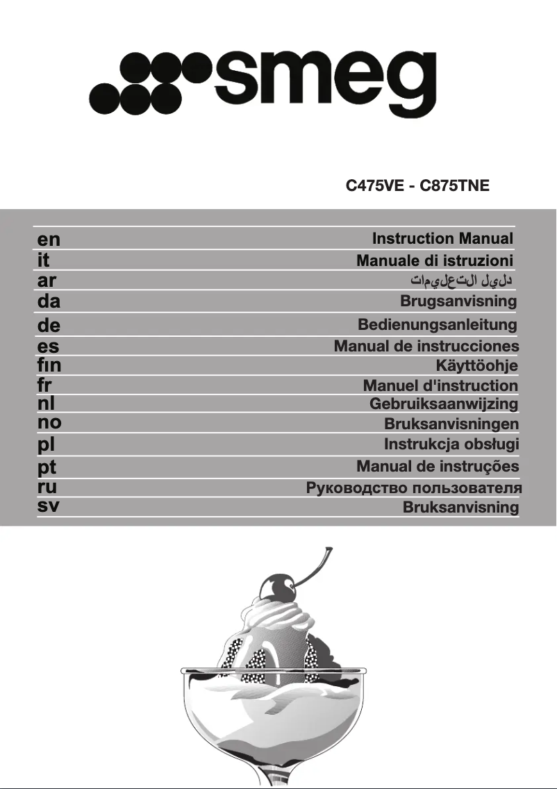 Image de la première page du manuel de l'appareil C875TNE