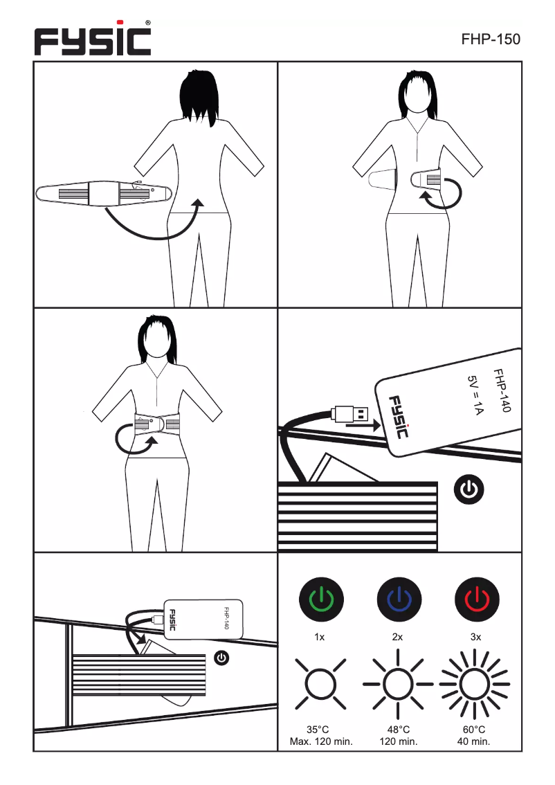 Image de la première page du manuel de l'appareil FHP-180L